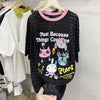 【半額！期間限定！！】新商品 キュート 超人気 プリント 2色半袖Tシャツ＜F-8520＞