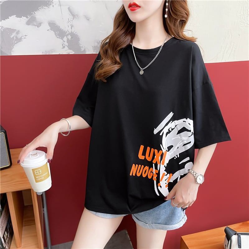スタイリッシュ   一目惚れ Tシャツ カットソー＜F-3584＞