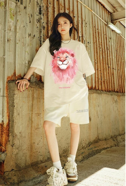 絶対流行 デザイン性抜群 ファッション感満々 着心地良い 全7色 半袖 Tシャツ 男女兼用F-6778