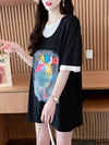 定番シンプル 売り切れ必至 美人度アップ 着回し力抜群 全5色 半袖Tシャツ<F-11376>