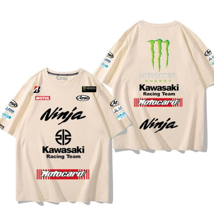 男女兼用 プリント 半袖 Tシャツ F-13264