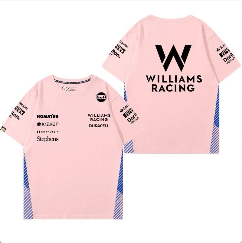 シンプル 男女兼用 着心地良い レーシングデザイン Tシャツ F-13178
