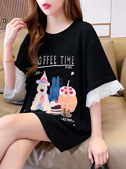 今季マストバイ 美人度アップ 大好評 好感度UP カジュアル 全4色 半袖 Tシャツ ＜F-11349＞