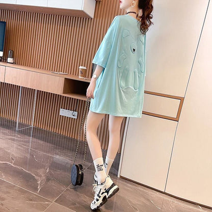 ファッション 好感度UP 海外トレンド カジュアル 全3色 半袖 Tシャツ ＜F-11489＞