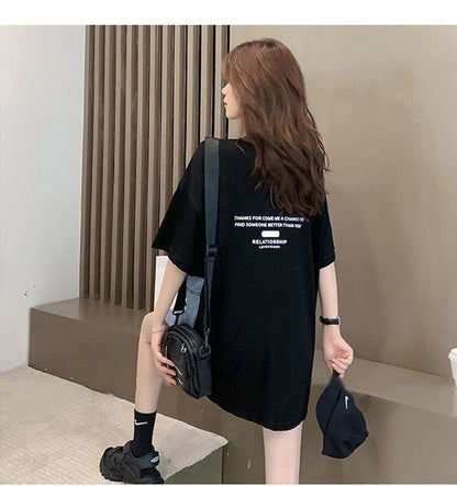 個性的なデザイン 2色選択可 一目惚れ レイヤード風 Tシャツ カットソー＜F-8286＞