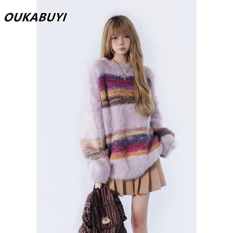 新商品   知的 セーター<F-5692>