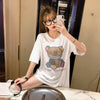 個性的なデザイン   一目惚れ Tシャツ カットソー＜F-3481＞