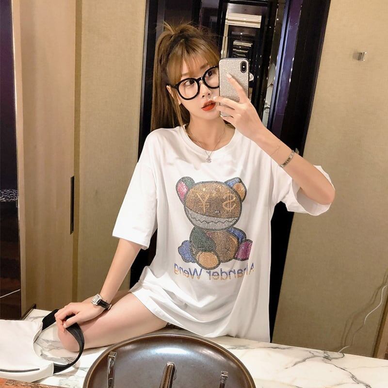個性的なデザイン   一目惚れ Tシャツ カットソー＜F-3481＞