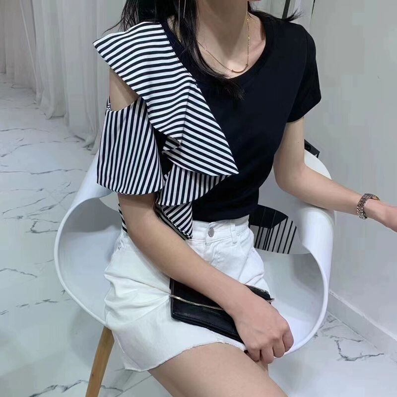 おすすめ 大好評 エレガント 好感度UP カジュアル 全4色 Tシャツ＜F-11898＞