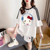 【人気急上昇中！】美人度アップ カジュアル 夏に嬉しい機能付き 半袖Ｔシャツⅹパンツセット全3色F-11474