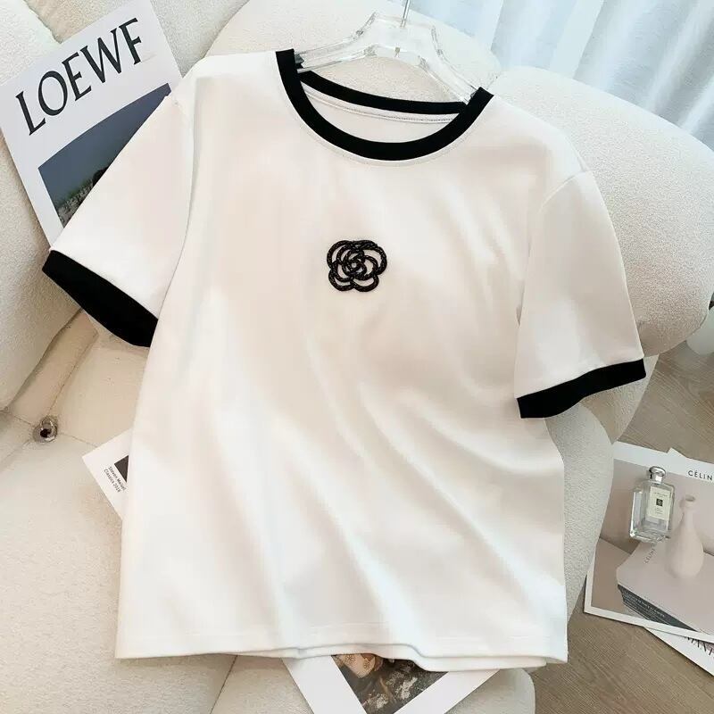 超人気 カジュアル 知的 シンプル Tシャツ＋パンツ ＜F-8460＞