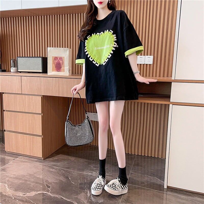 オシャレ度満点   美感いっぱい Tシャツ カットソー＜F-2911＞