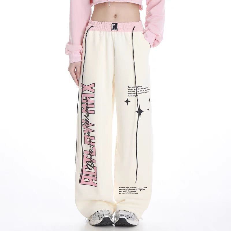 人気上昇中 オシャレ 都市ファッショ デザイン 2色 ジョガーパンツ F-9761