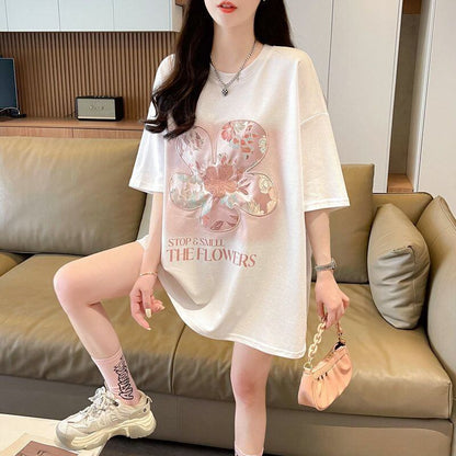 超人気 切り替え カジュアル プリント全3色 半袖Tシャツ カットソー ＜F-8609＞