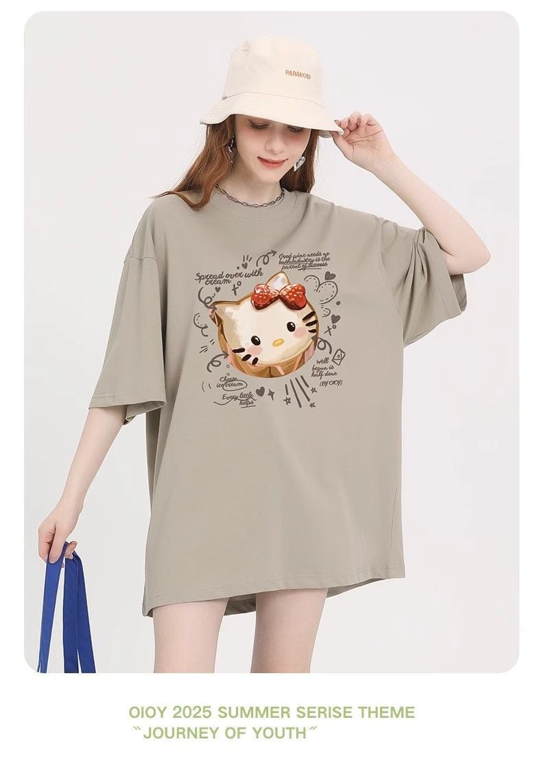 大人可愛い シンプル 大人気 半袖 Tシャツ F-13353