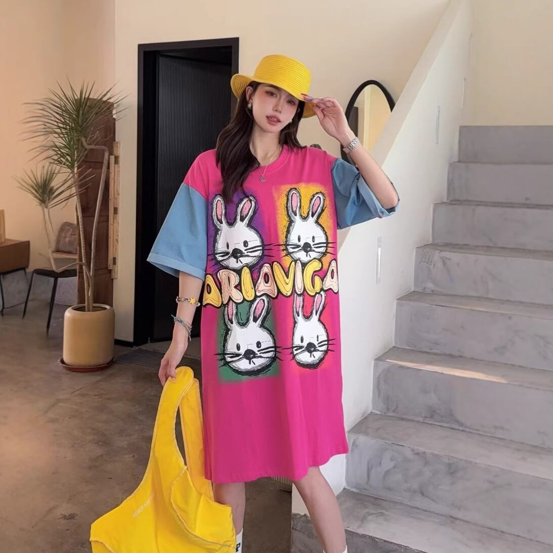 着回し力抜群 好感度UP 海外トレンド カジュアル 全3色 半袖 Tシャツ ＜F-11464＞