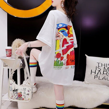スタイリッシュ   一目惚れ Tシャツ カットソー＜F-3531＞