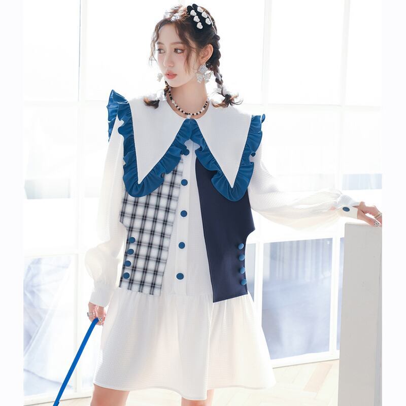 大活躍   ファッション ワンピース<F-6565>
