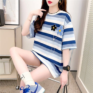 オシャレ度満点   美感いっぱい カットソー＜F-3296＞