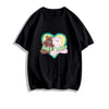 絶対欲しい大人可愛い カジュアル 高見えデザイン プリント全6色 半袖TシャツF-9328