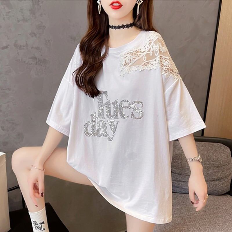清純甘くて女子力UP   一目惚れ Tシャツ カットソー＜F-2950＞