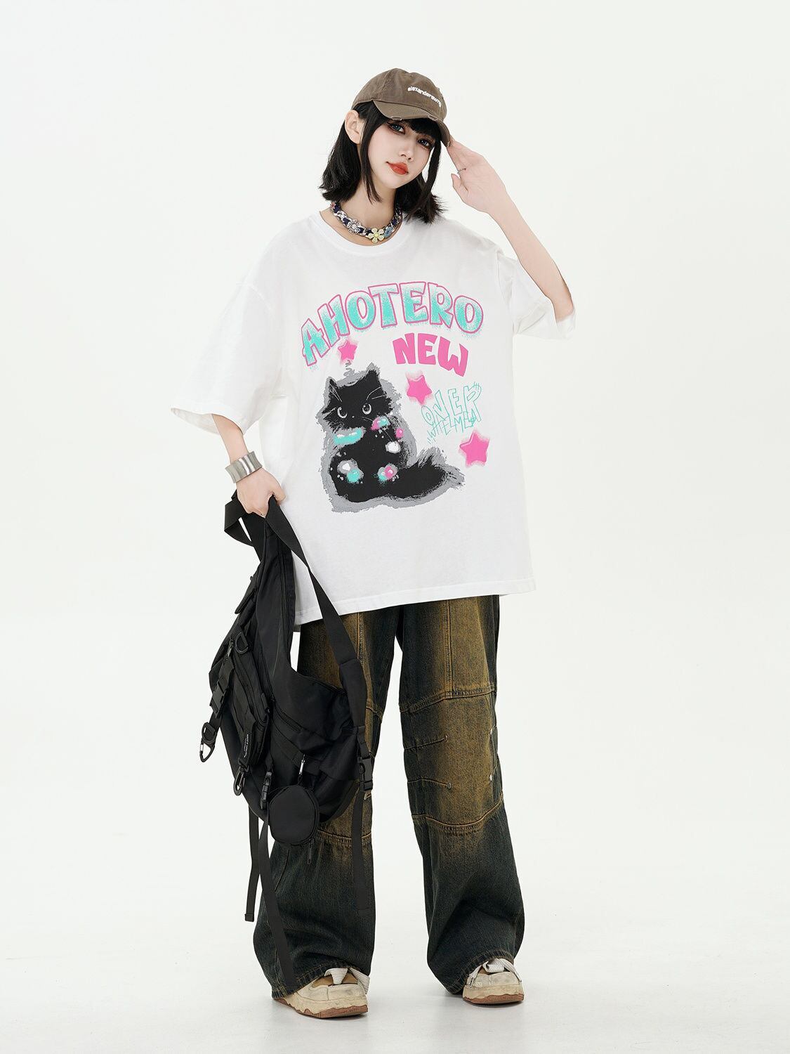 絶対欲しい 好感度UP 海外トレンド カジュアル 全3色 半袖 Tシャツ ＜F-11101＞