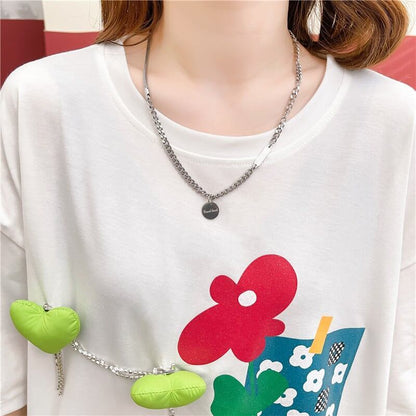 カジュアル   好感度満載 Tシャツ カットソー＜F-3118＞