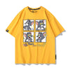 男女兼用 プリント カジュアル Tシャツ F-13432