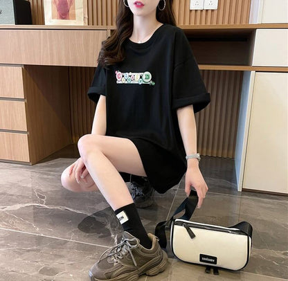 パーソナライズされたプリント半袖Tシャツ<F-5036>