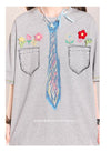 定番シンプル 絶対流行 今季マストバイ 早い者勝ち カジュアル 2色選択 Tシャツ<F-11664>