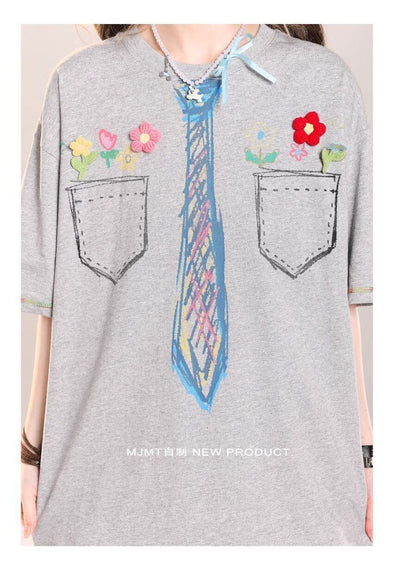 定番シンプル 絶対流行 今季マストバイ 早い者勝ち カジュアル 2色選択 Tシャツ<F-11664>