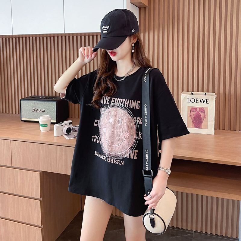 大好評 カジュアル 絶対欲しい キュート プリント全3色 半袖Tシャツ カットソー ＜F-8600＞
