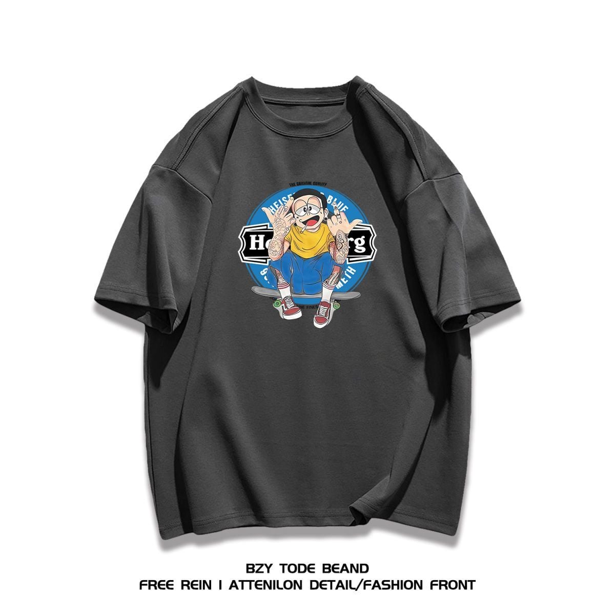 男女兼用 快適 プリント 半袖 Tシャツ F-13288