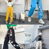 着せロゴ裏起毛ジョガーパンツ4色あり   <F-4449>