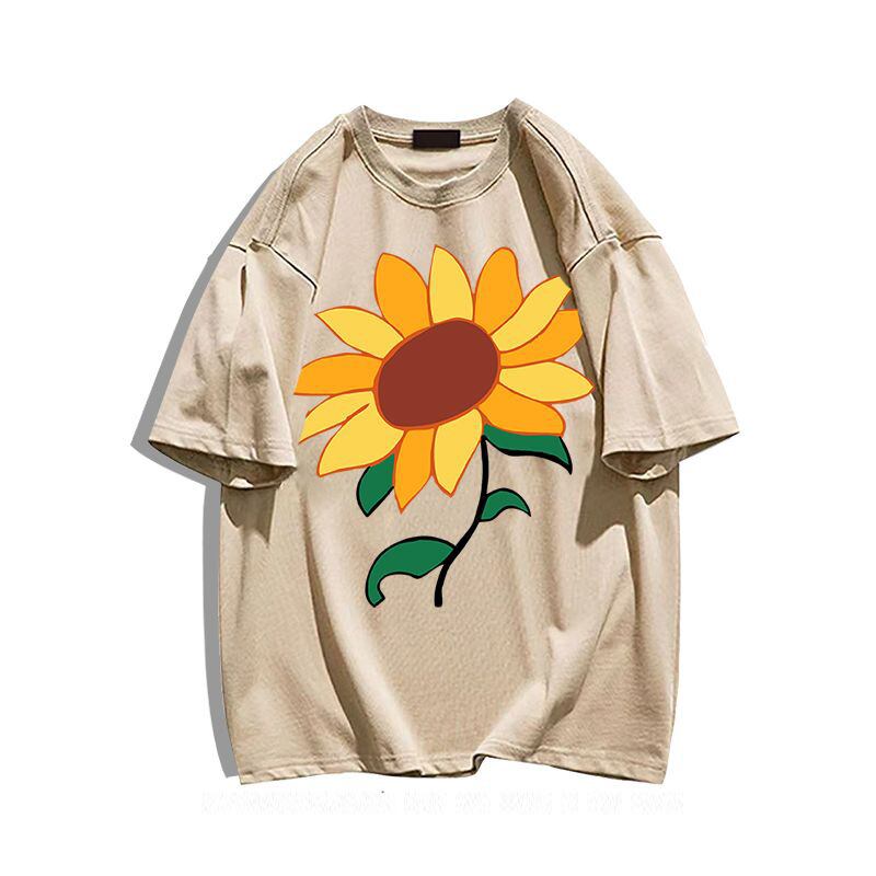 男女兼用 シンプル 上質 プリント Tシャツ F-13303