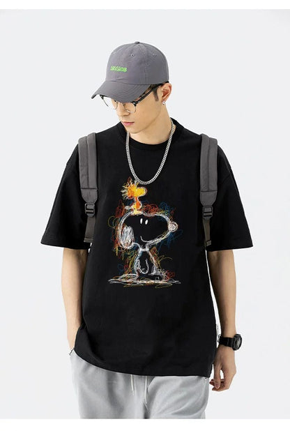 ファッション感満々 着心地良い 全5色 半袖 Tシャツ F-13095