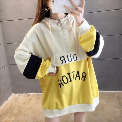 オシャレ感たっぷり   美人度アップ スウェット パーカー＜F-2842＞