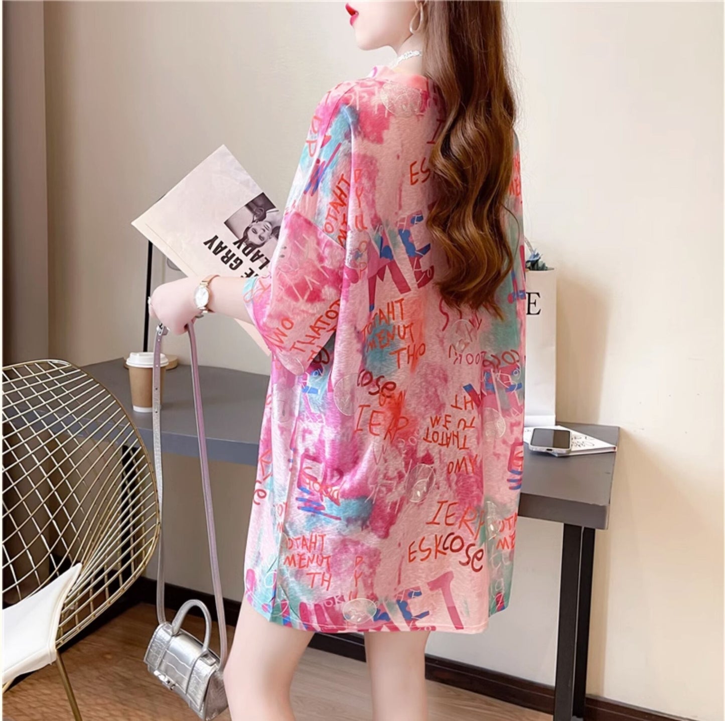 絶対流行 アバンギャルド ファッション Tシャツ<F-6651>