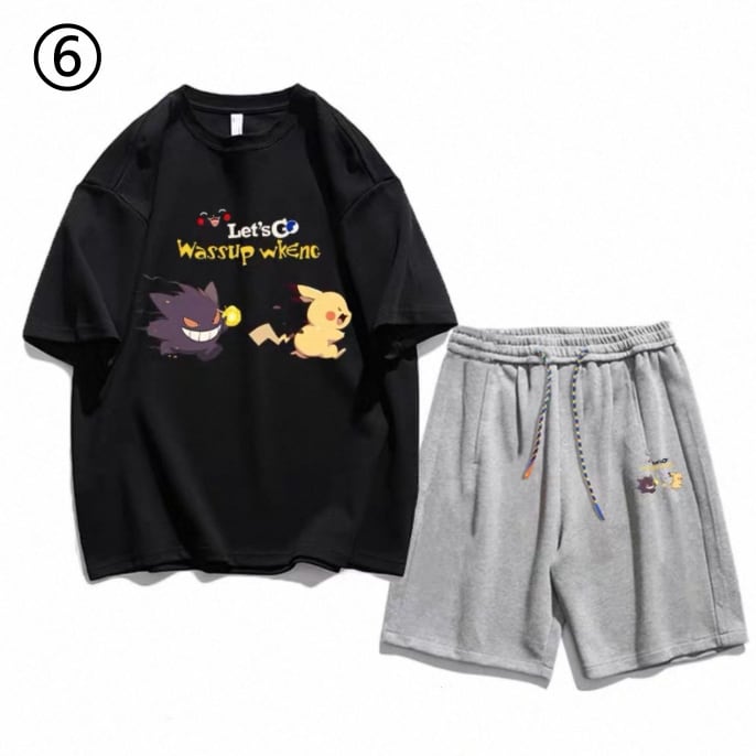今季マストバイ ファッション男女兼用 超人気 Ｔシャツ+ パンツ セットアップ F-13271