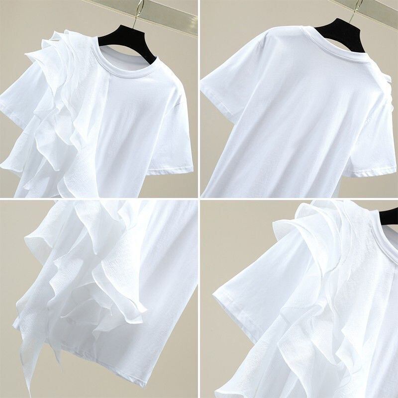 好感度100％ 早い者勝ち 絶対流行 カジュアル 2色選択 Tシャツ<F-11896>
