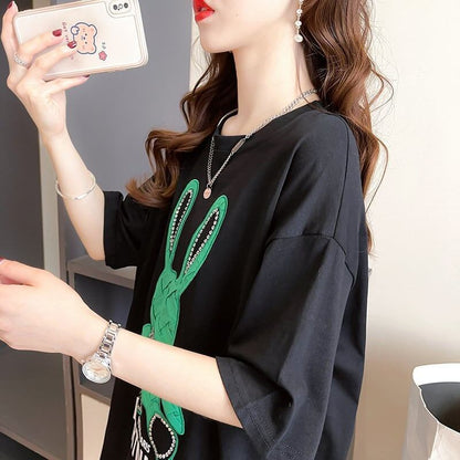 スタイリッシュ   一目惚れ Tシャツ カットソー＜F-3430＞