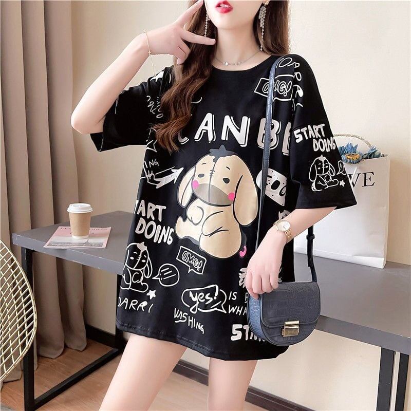 早い者勝ち   ファッション プリント半袖Tシャツ 全3色<F-4894>