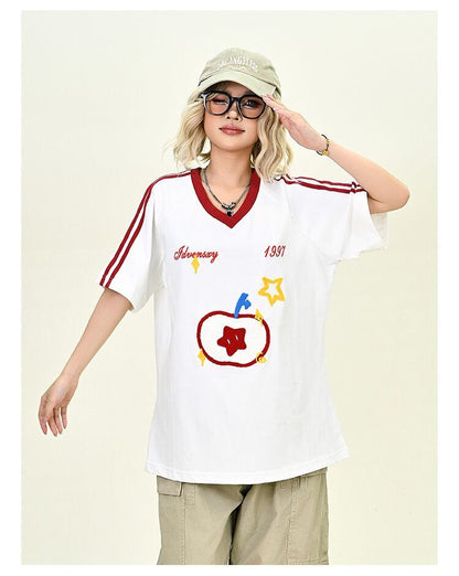 売り切れ必至 早い者勝ち 絶対流行 カジュアル 2色選択 Tシャツ<F-11545>