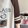 早い者勝ち   POLOネック ロング ラグランTシャツ ゆったりワンピース＜F-4027＞