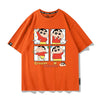 男女兼用 シンプル プリント Tシャツ F-13431
