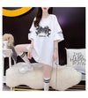 絶対欲しい   プリント Tシャツ ゆったり半袖 ＜F-2880＞