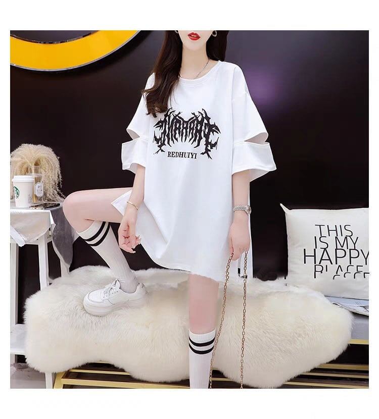 絶対欲しい   プリント Tシャツ ゆったり半袖 ＜F-2880＞