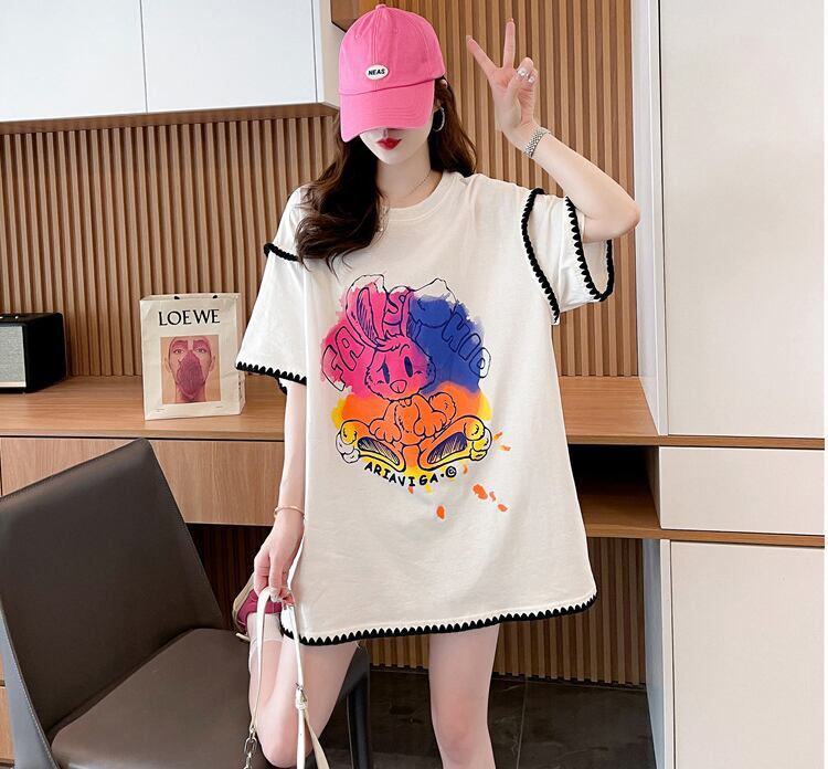 売り切れ必至 ファッション 着心地抜群 プリント 半袖 Tシャツ＜F-8336＞