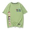 超人気商品 プリントロゴ ユニセックス ゆったり半袖 全6色Tシャツ<F-4897>
