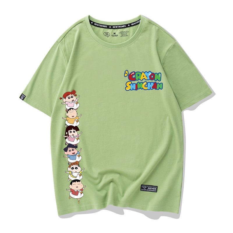 超人気商品 プリントロゴ ユニセックス ゆったり半袖 全6色Tシャツ<F-4897>